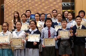 六年級組得獎學生